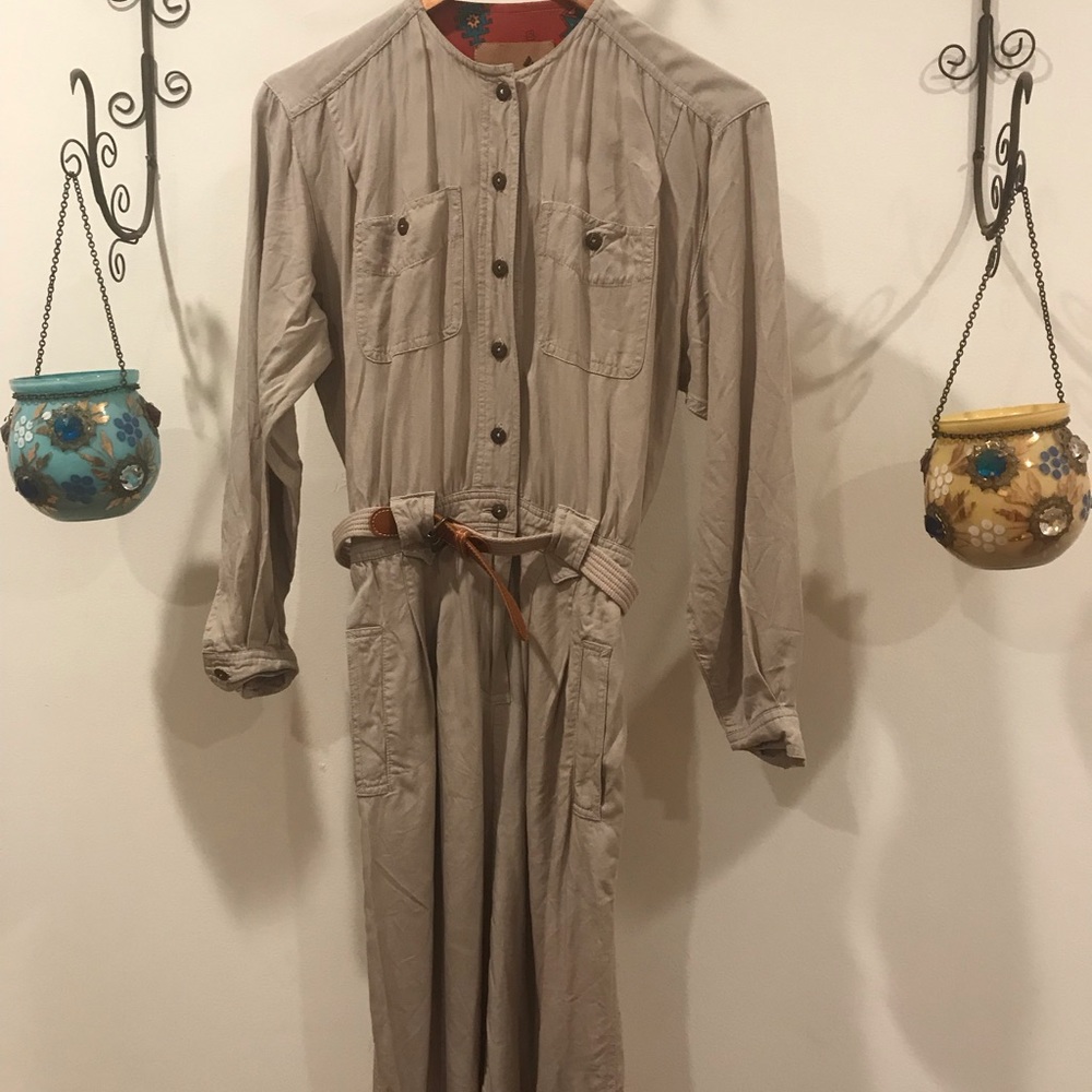 Vintage Liz Claiborne safari dress